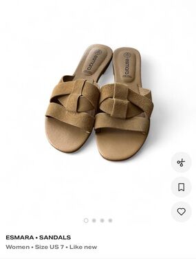 Esmara Women's Tan Braided Slide Sandals